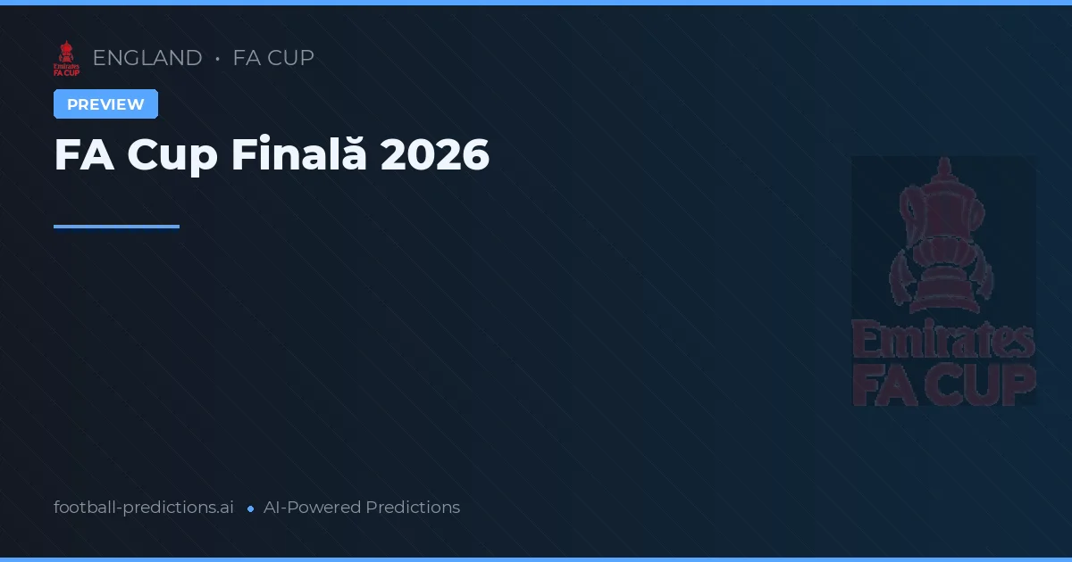 FA Cup Finală 2026
