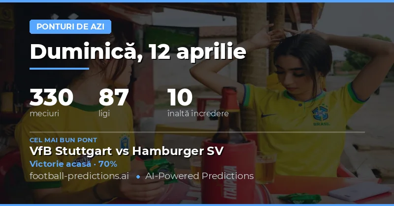 Analiza meciurilor de astăzi – 12 Aprilie 2026