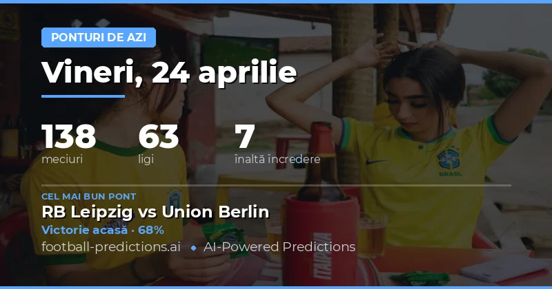 Analiză Detaliată și Selecții pentru 24 Aprilie 2026