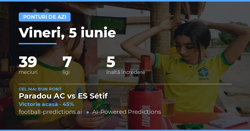 O zi de vineri plină de oportunități în fotbal