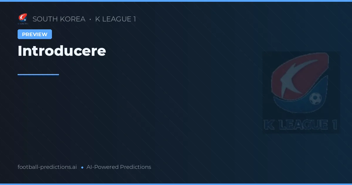 K League 1 Matchday 4 Preview 2026