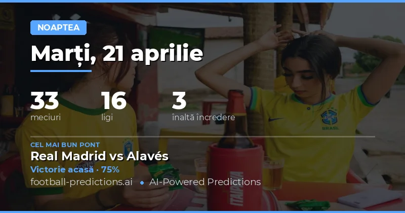 Predictii pentru meciurile de astă-seară