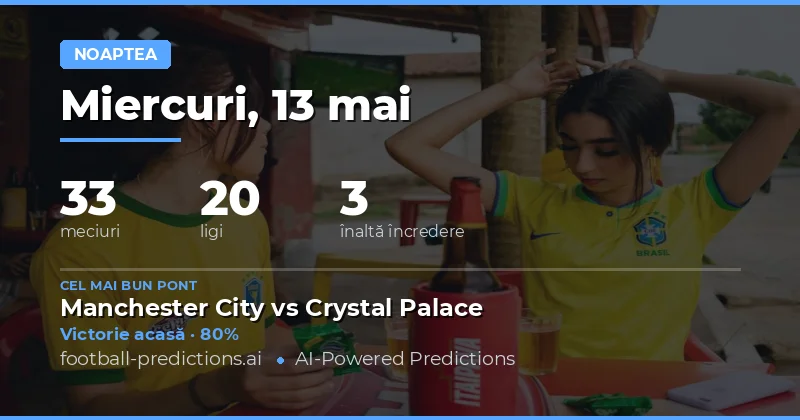 Pregătire pentru Seara de Fotbal din 13 Mai 2026