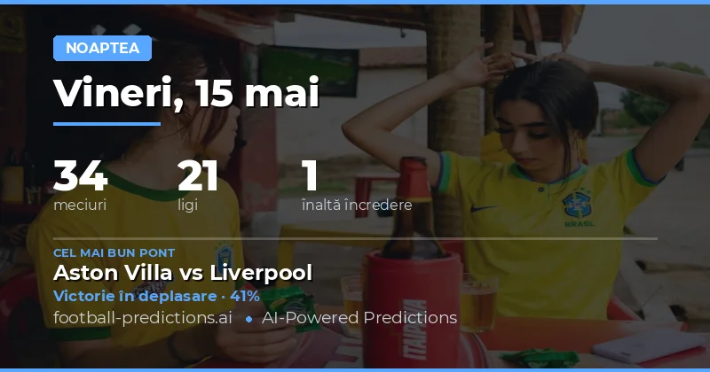 Pregătire pentru Sezonul Final: Previziuni pentru 15 Mai 2026