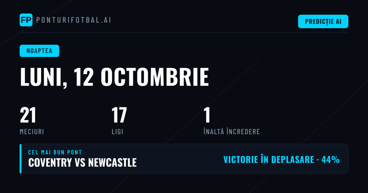 Ce ne spun statisticile despre meciurile de diseara