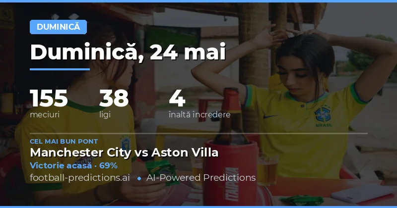 Pregătire pentru Duminica de Fotbal din 24 Mai 2026