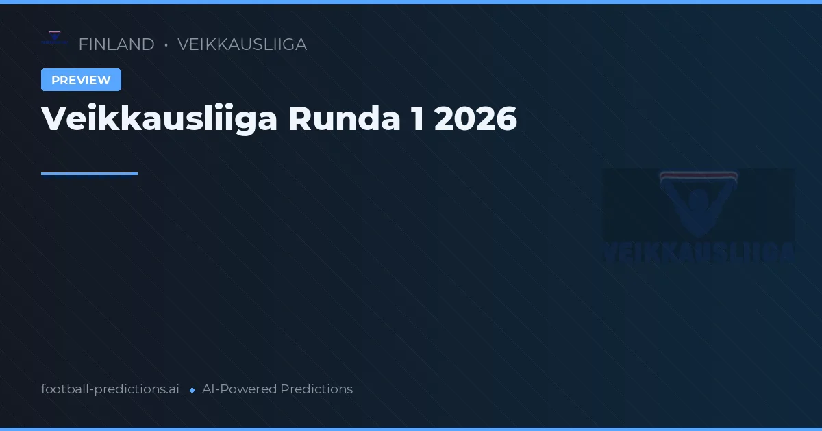 Veikkausliiga Runda 1 2026