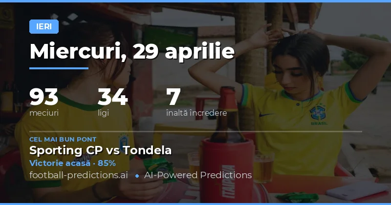 Rezumatul Performantei Pronosticurilor din Ziua de Ieri