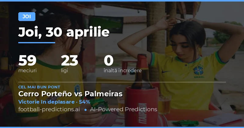 Analiză Detaliată a Meciurilor de Joi, 30 Aprilie 2026