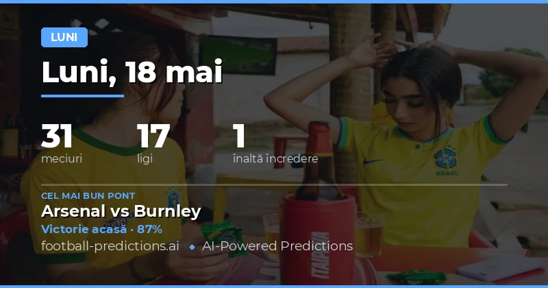 Pregătire pentru Meciurile de Luni din 18 Mai 2026