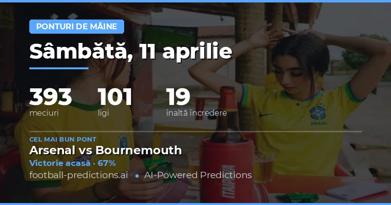 Predictii meciuri de mâine: Analiza generală