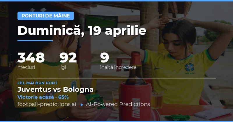 Meciuri de mâine: Analiză generală și perspective pentru joi, 19 aprilie 2026