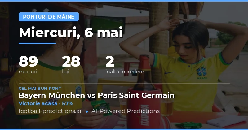 Pregătire pentru Meciurile din 6 Mai 2026