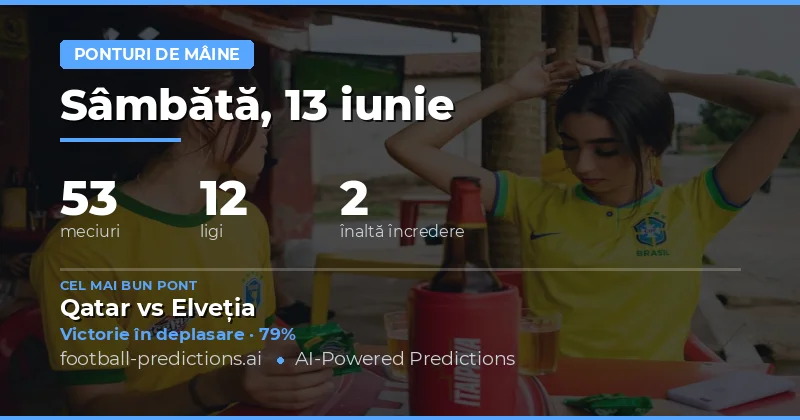 Selecții de Top pentru Sâmbătă, 13 Iun 2026