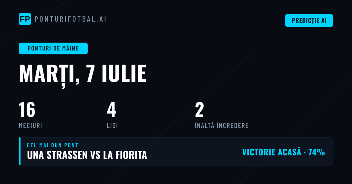 Cadru general și competiții active