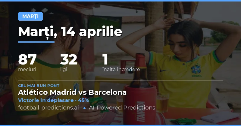 Meciuri de marți: O zi plină de potențial și oportunități pentru pariori