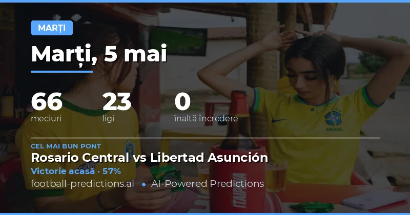 Pregătire pentru Meciurile din Marți, 5 Mai 2026