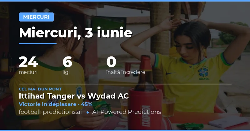 Pregătire pentru pariurile din marți, 3 iunie 2026