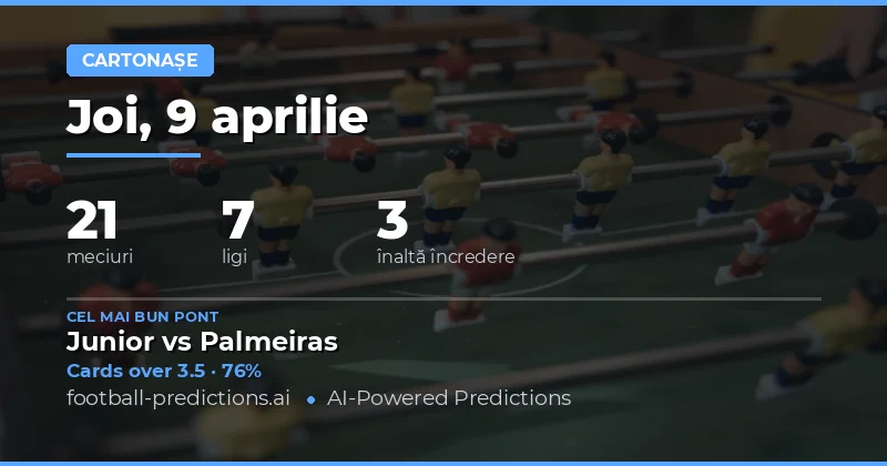 Analiza generală a meciurilor din 9 aprilie 2026
