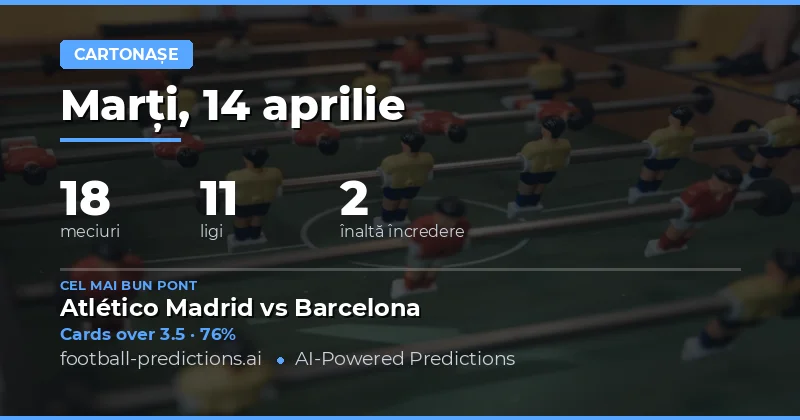 Analiza generală a meciurilor din 14 Aprilie 2026
