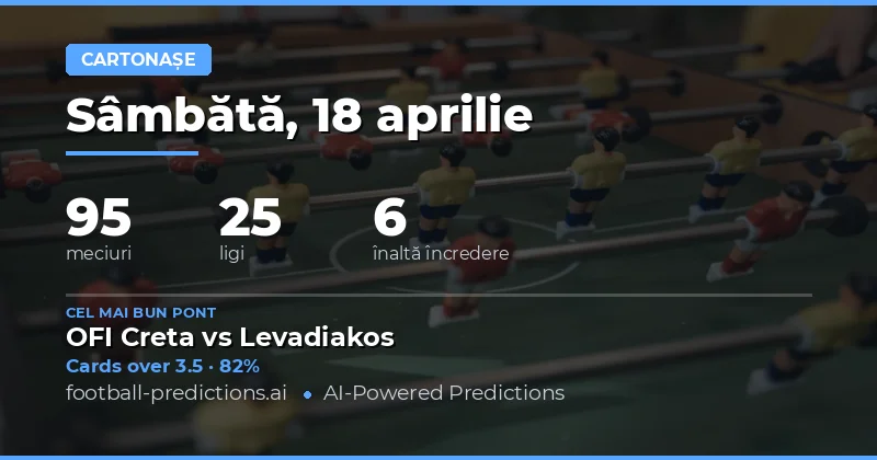 Analiza generală a meciurilor din 18 aprilie 2026