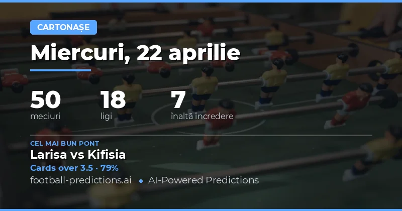 Analiza generală a meciurilor din 22 aprilie 2026
