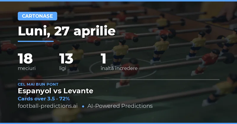 Pregătire pentru Pariurile pe Cartonașe Galbene