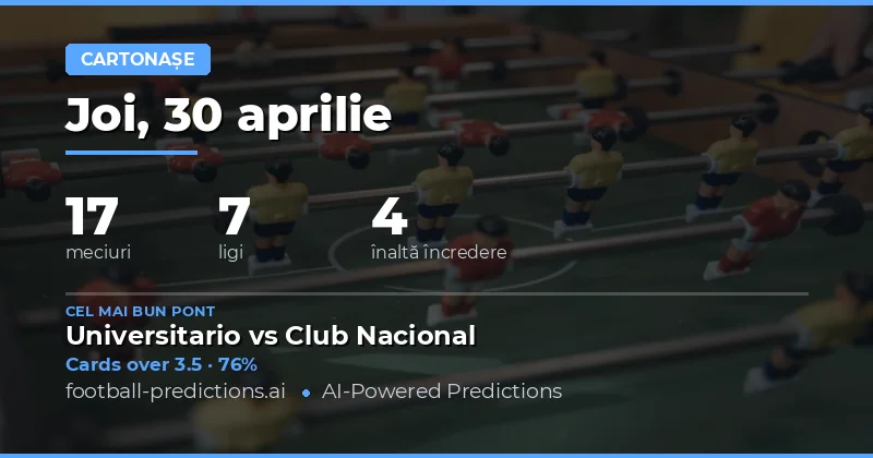 Pregătire pentru Pariurile pe Cartonașe Galbene