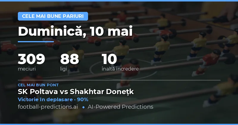 Predictii Detaliate pentru Partidele Zilei