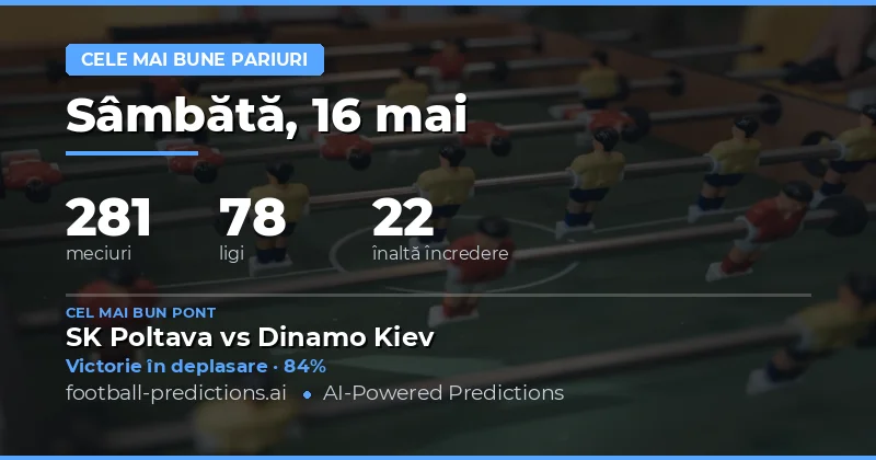 Pregătire pentru Săptămâna Mare din Fotbal