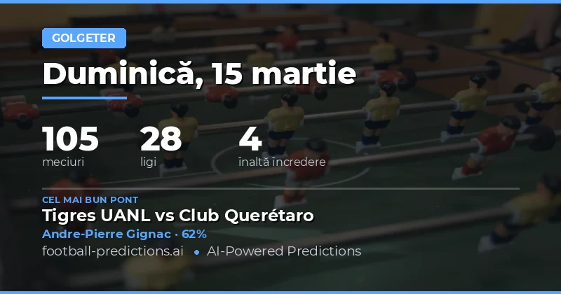 martiecatori predicții 15 martie 2026