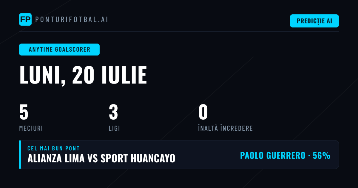 Introducere in Pariurile pe Marcatori Oricand