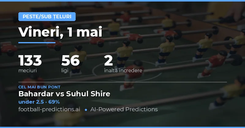 Pregătire pentru 133 de Meciuri cu Șanse Mari de Goluri