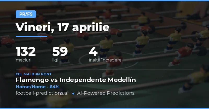 Analiza generală a meciurilor din 17 aprilie 2026