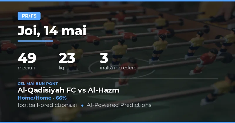 Ghid Complet pentru Pariurile Half Time / Full Time la 14 Mai 2026