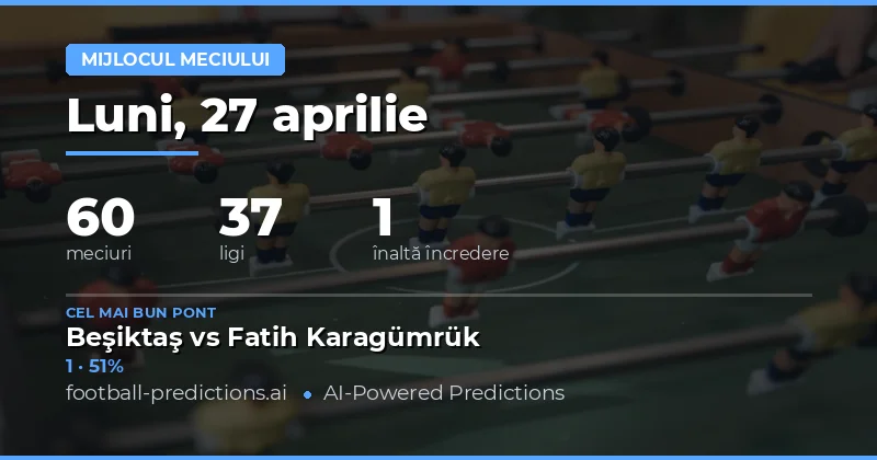 Pregătire pentru Pariurile pe Rezultat la Pauza din 27 Aprilie