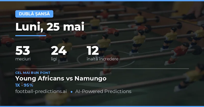 Pregătire pentru 53 de Meciuri Cheie pe 25 Mai 2026