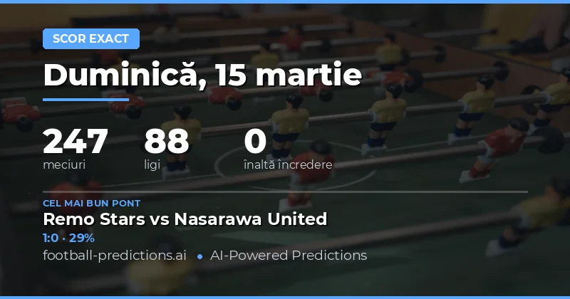 Pronosticuri Generale