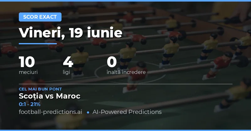 Introducere la Ponturile CS pentru 19 Iunie 2026