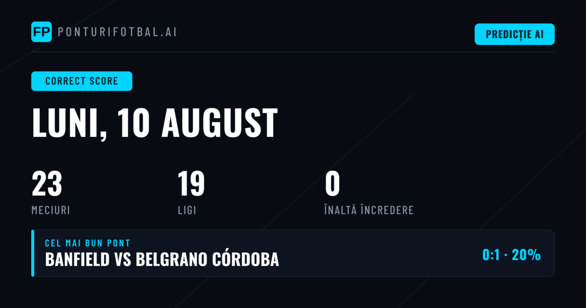 Analiza Prognosticurilor CS pentru Etapa din 10 August 2026