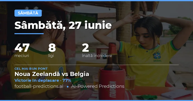 World Cup și Competiții Globale pe 27 Iunie
