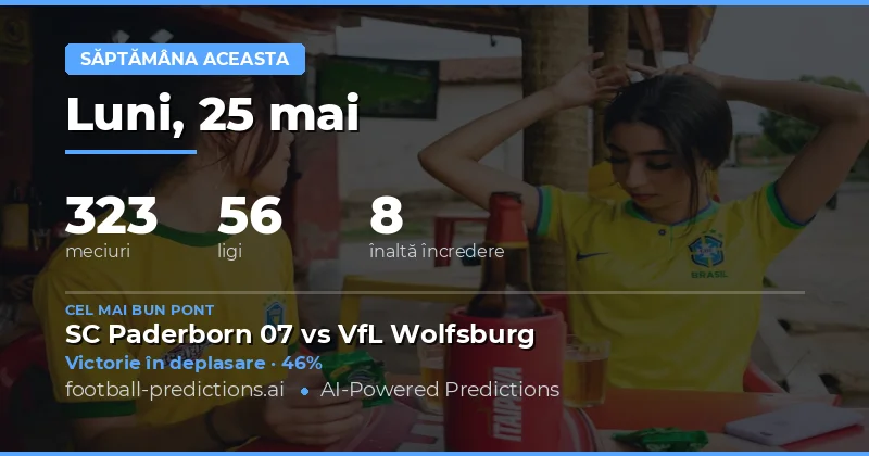 Perspectiva Săptămânală: Date Cheie pentru Meciurile din 25-31 Mai 2026