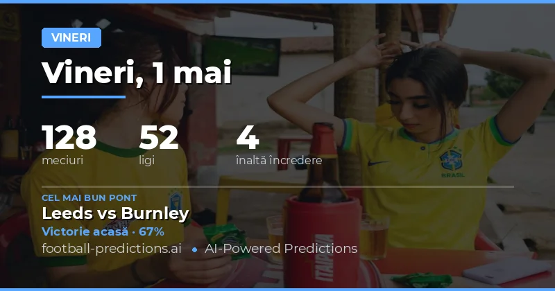 Panorama Completa a Meciurilor de Vineri, 1 May 2026