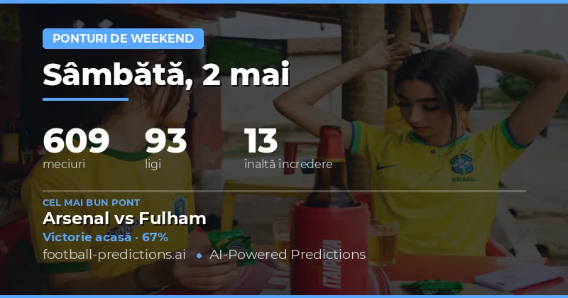 Pregătire pentru Weekend-ul cu 609 de Meciuri