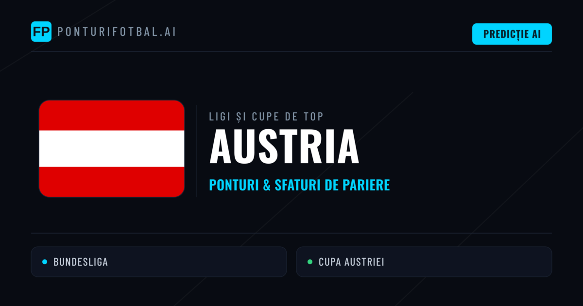 Austria Ponturi și sfaturi de pariuri