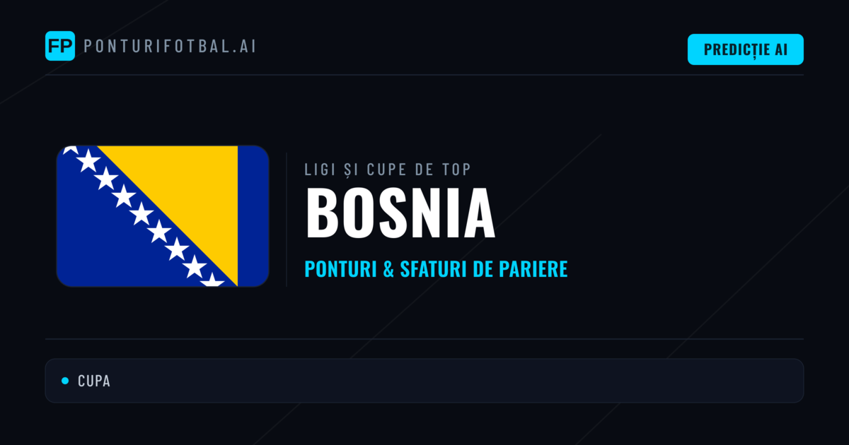 Bosnia Ponturi și sfaturi de pariuri