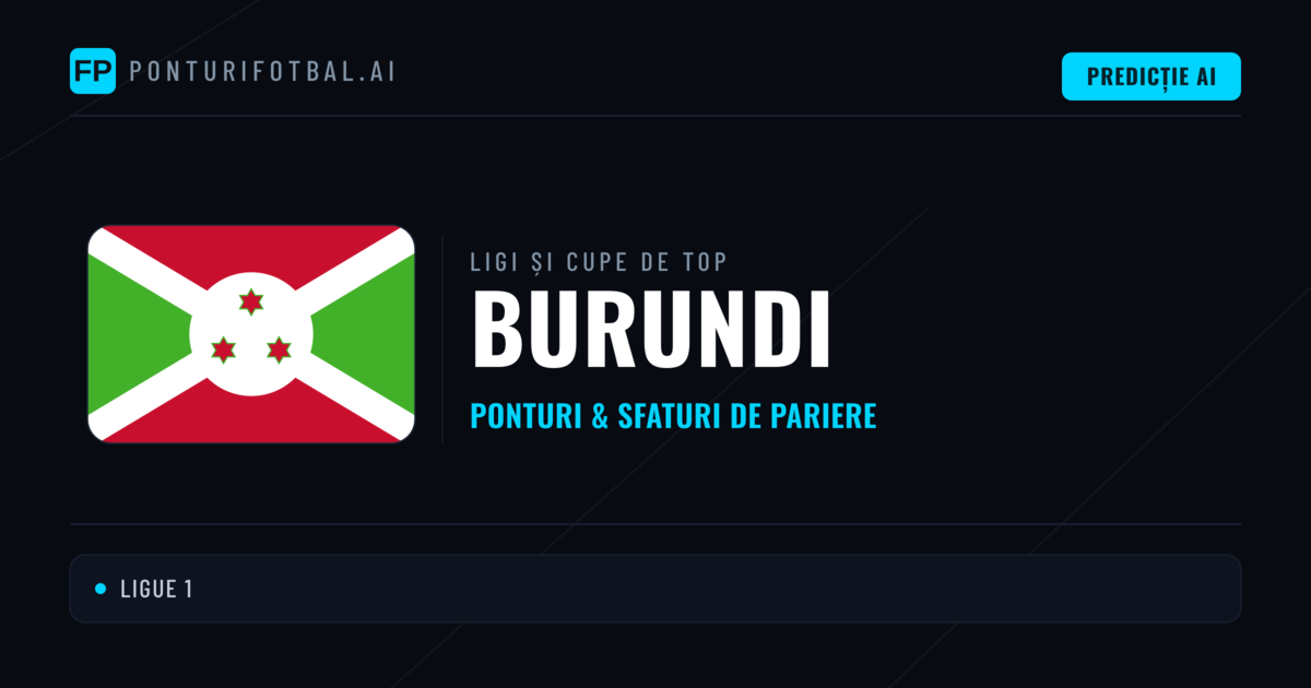 Burundi Ponturi și sfaturi de pariuri
