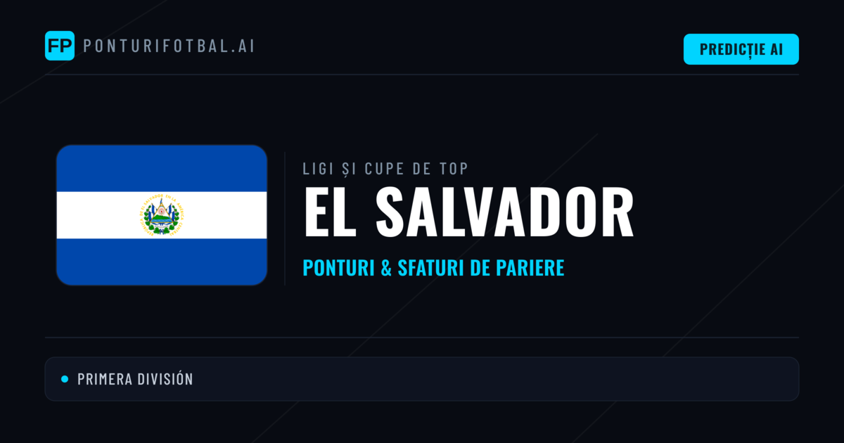 El Salvador Ponturi și sfaturi de pariuri
