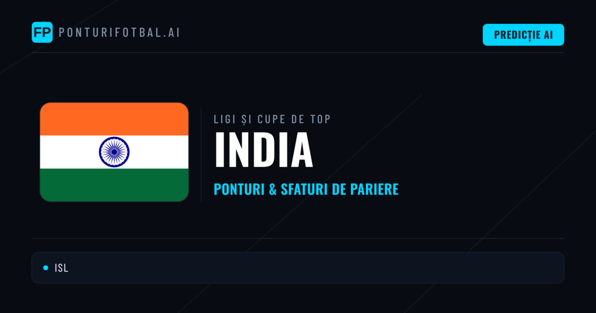 India Ponturi și sfaturi de pariuri