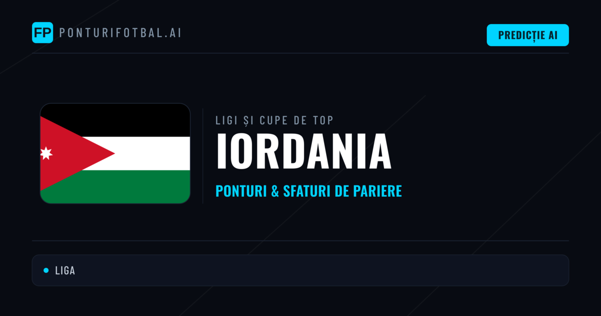 Iordania Ponturi și sfaturi de pariuri